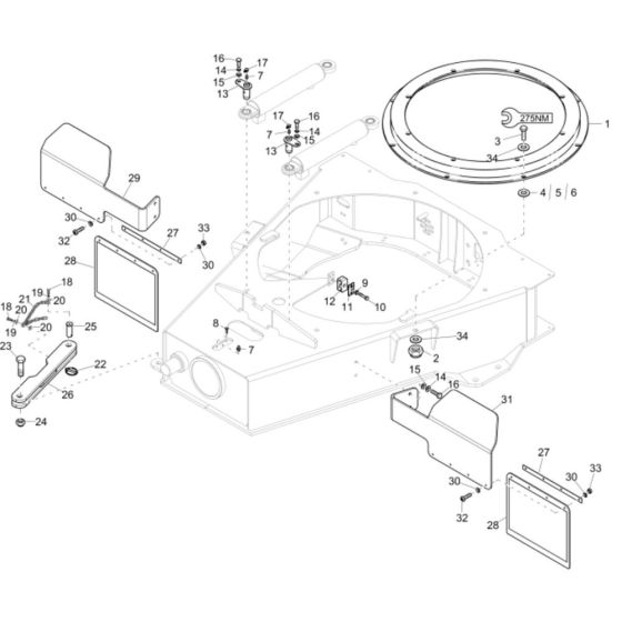 Front Frame Assembly for Wacker DW50 Dumper