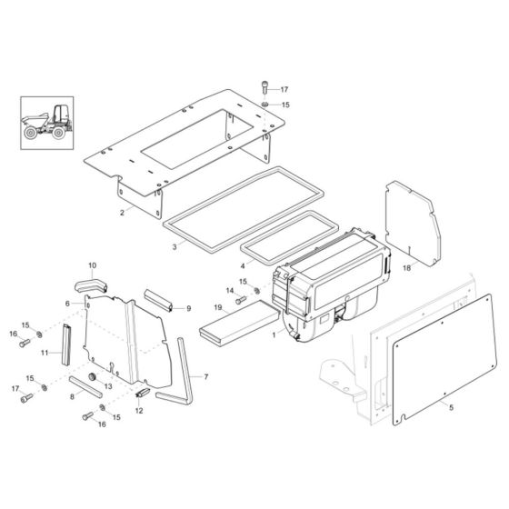 Heating Assembly for Wacker DW90-2 Dumper