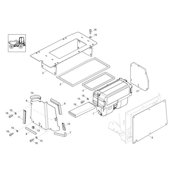 Heating Assembly for Wacker DW90-3 Dumper