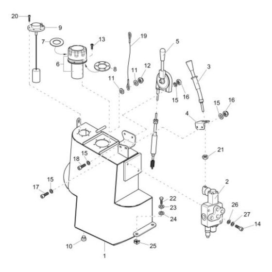 Fuel Tank Assembly for Wacker TD18 Track Dumper