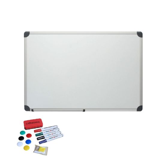 Magnetic Dry Erase Whiteboard - 600mm x 450mm