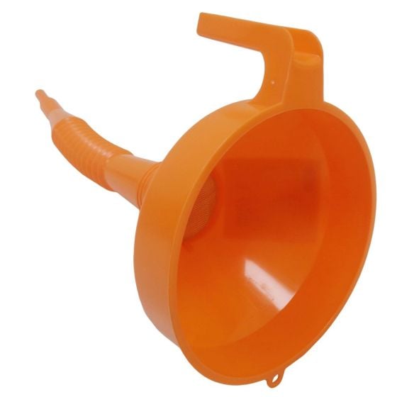 Plastic Funnel with Filter Gauze & Detachable Flexi Spout