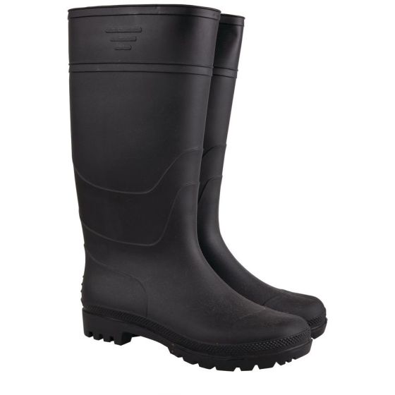 Steel Toecap Wellies Black