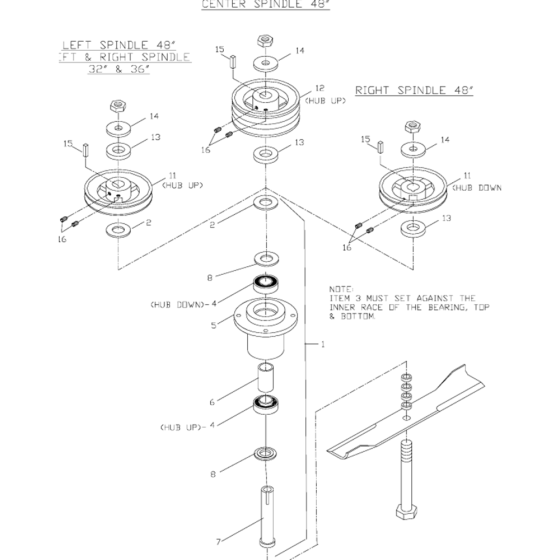 Housing Assembly for Husqvarna WG3613P Commercial Lawn Mower