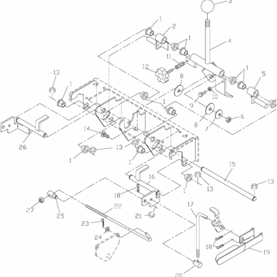 Motion Control Assembly for Husqvarna WH3614 Commercial Lawn Mower