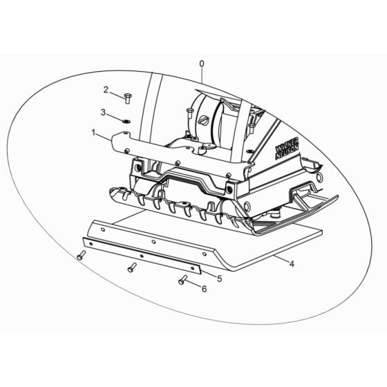 Protective Pad Assembly for Wacker WP2050A Plate Compactor