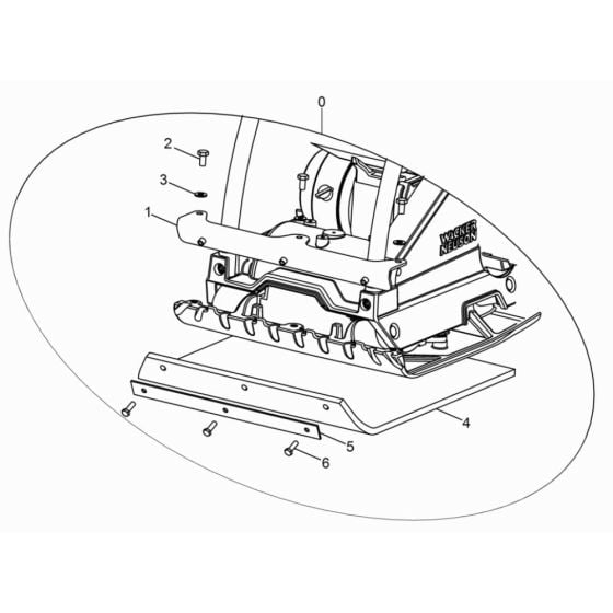 Protective Pad Assembly for Wacker WP2050Aw Plate Compactor