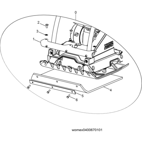 Protective Pad Kit Assembly for Wacker WPU1550A-L 5000630124 (Petrol) Rev. 106 Reversible Plate Compactors