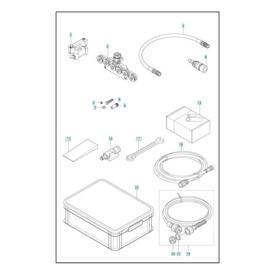 Accessories for Husqvarna WS 220 Wall Saw