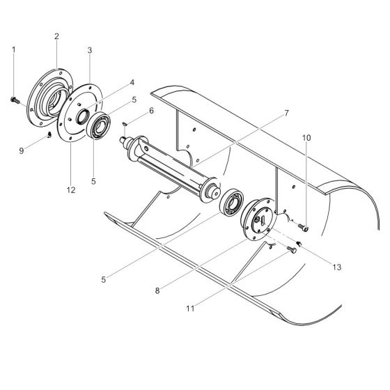 Exciter Assembly for Wacker RD11 Roller