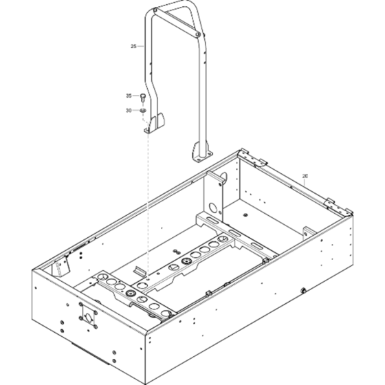 Frame and Mounts Assembly for Atlas Copco XAHS 38 Kd Compressors (from s/n APP439651 onwards)