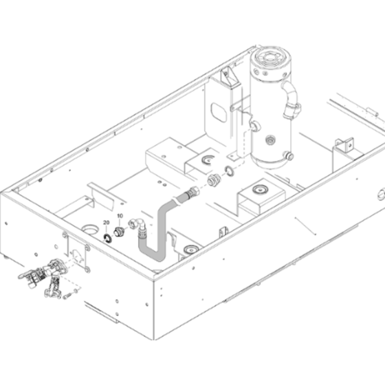 Restrictor Assembly for Atlas Copco XAHS 38 Kd Compressors (from s/n APP439651 onwards)