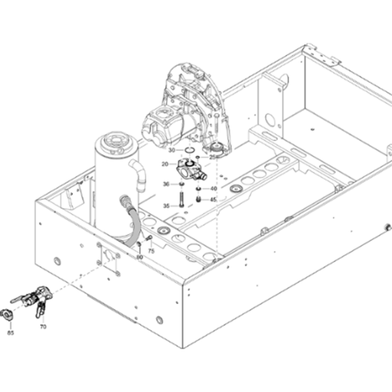 Air Outlet-1 Assembly for Atlas Copco XAHS 38 Kd Compressors (from s/n APP439651 onwards)