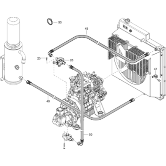 No Cold Start Assembly for Atlas Copco XAS 68 Kd Compressors (from s/n APP438796 onwards)