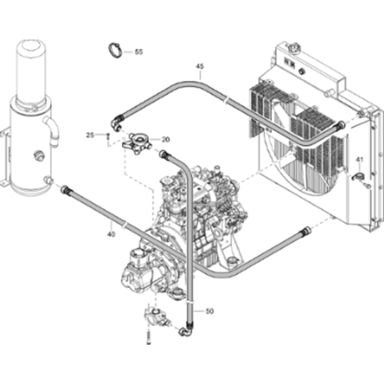 No Cold Start Assembly for Atlas Copco XAS 88 Kd Compressors (from s/n APP441794 onwards)