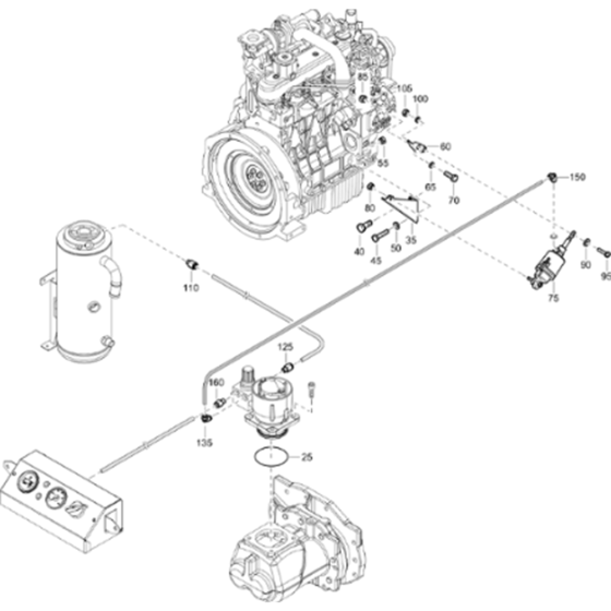 Regulating System Assembly for Atlas Copco XAS 88 Kd Compressors (from s/n APP441794 onwards)