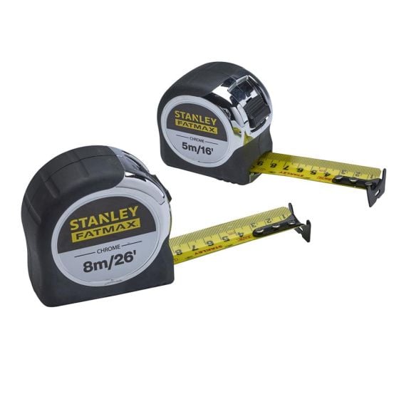 Stanley FatMax Chrome Tape (Twin Pack)