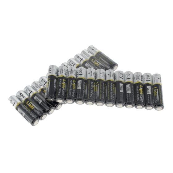 Lighthouse AAA Alkaline Batteries 24 Pack