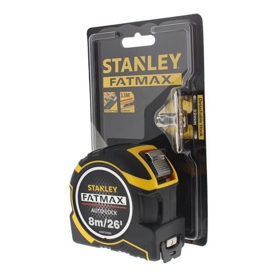 STANLEY 8m (26FT) Fatmax Autolock Tape Measure