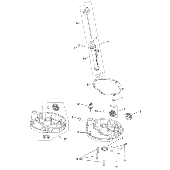 Lubrication  for Kohler XT675 Engines