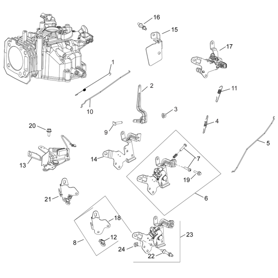 Engine Controls for Kohler XT800 Engines