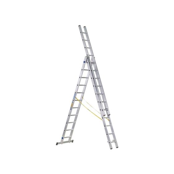 D-Rung Combination Ladder 3-Part 3 x 10 Rungs