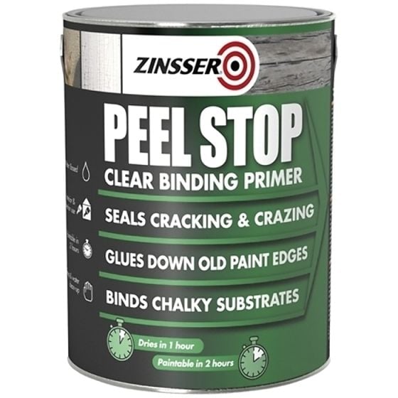 Peel Stop Clear Binding Primer Paint 1 Litre by Zinsser - ZN7180001D1