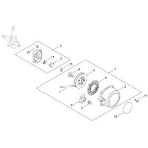 Recoil Starter, Pully for ECHO RM-4300 Brushcutter