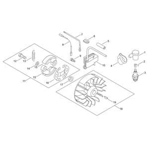 Magneto, Clutch for ECHO RM-510 Brushcutter