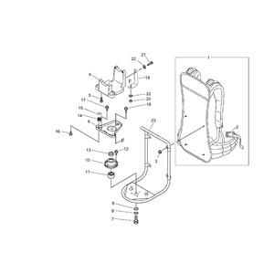 Backpack Harness for ECHO RM-510 Brushcutter