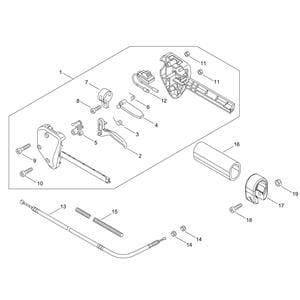 Throttle for ECHO RM-520ES Brushcutter