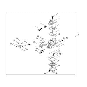 Carburettor for ECHO RM-520ES Brushcutter