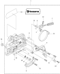 Chain Brake & Clutch Cover Assembly for Husqvarna 140 Chainsaw