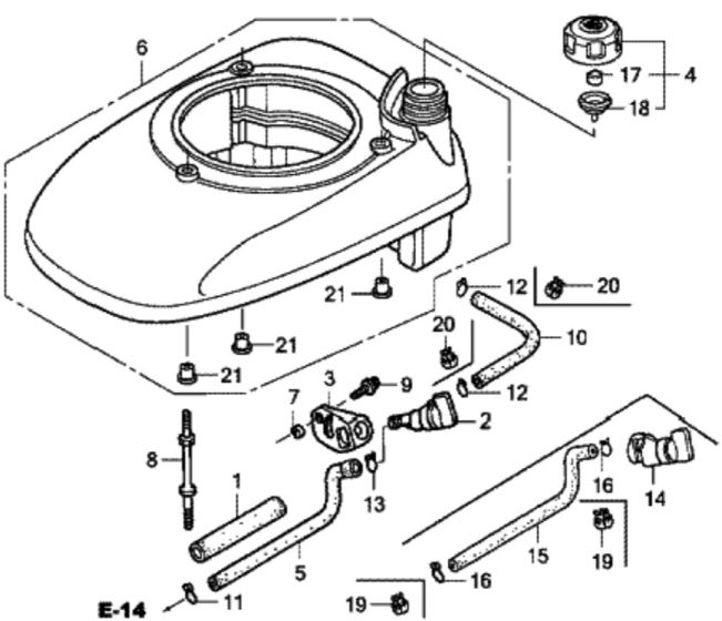 Fan Cover for Honda HRG536C - SDT Lawn Mower