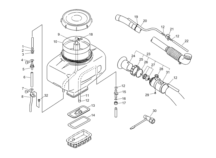 Mist Blower for ECHO DM-4610 Duster-Mistblower