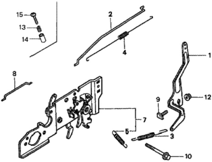 Control for Honda HRG536C1 - PDE/A Lawn Mower