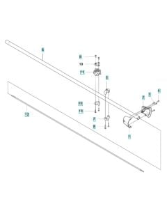 Shaft Assembly for Husqvarna 122R Brushcutter