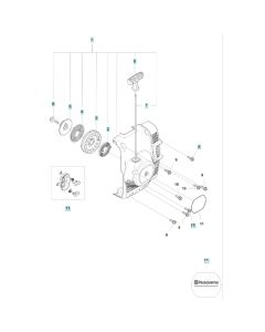 Starter Assembly for Husqvarna 122R Brushcutter