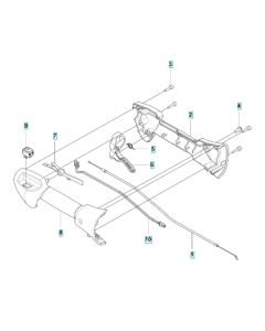 Throttle Assembly for Husqvarna 122RJ Brushcutter