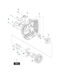 Clutch Assembly for Husqvarna 122RJ Brushcutter