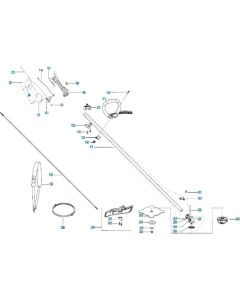 Shaft Assembly for Husqvarna 128LX Brushcutter