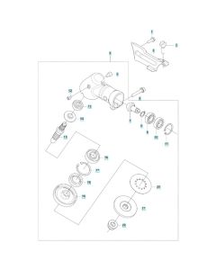 Gear Assembly for Husqvarna 143RS Brushcutter