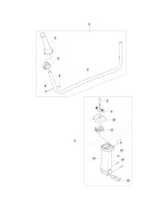 Handle Assembly for Husqvarna 143RST Brushcutter