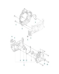 Crankcase Assembly for Husqvarna 143RST Brushcutter