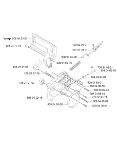 Chain Brake Assembly for Husqvarna 318 Electric Chainsaws