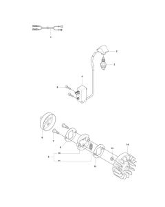 Ignition System Assembly for Husqvarna 327P4 Pole Pruner