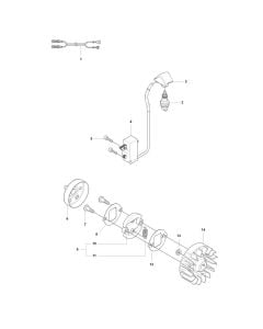 Ignition System Assembly for Husqvarna 327P5x Pole Pruner