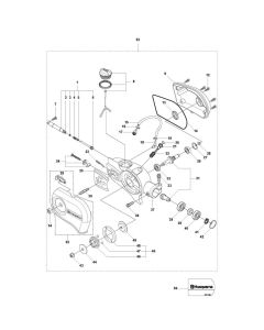 Saw Head Assembly for Husqvarna 327P5x Pole Pruner