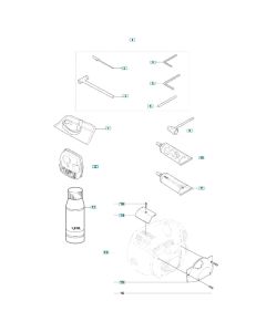 Accessories for Husqvarna 343FRM Brushcutter