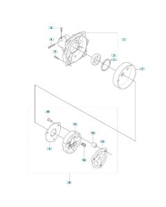 Clutch Assembly for Husqvarna 343FRM Brushcutter